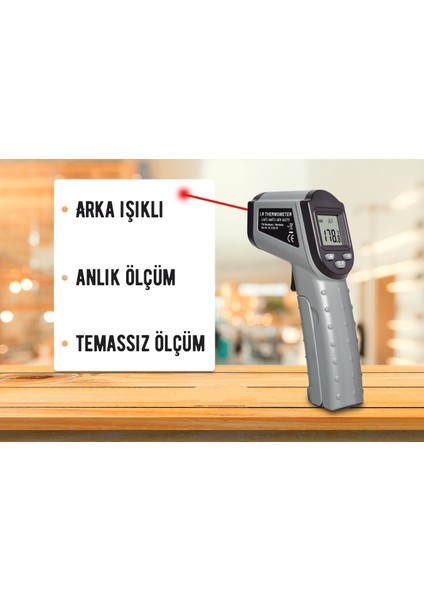 31.1136.20 Kızılötesi Lazerli Sıcaklık Ölçer