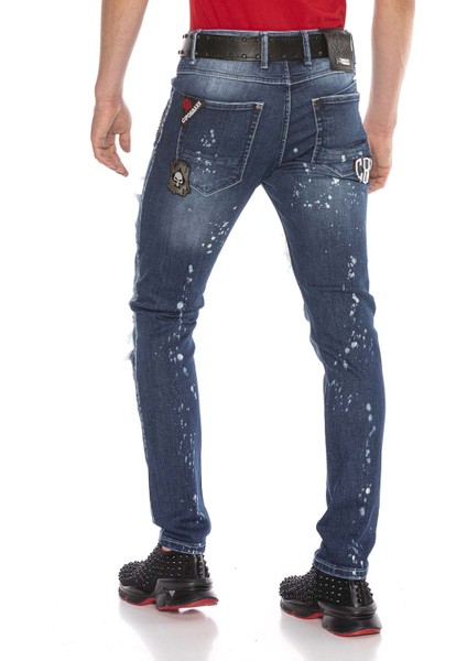 CD643 Armalı Destroyed Slim Erkek Jeans