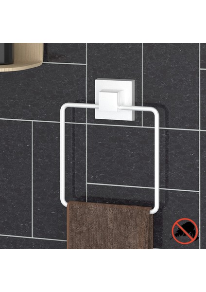 Delme Vida Matkap Yok! Easyfıx Yapıskanlı Kare Havluluk Beyaz EF234 fiyatları