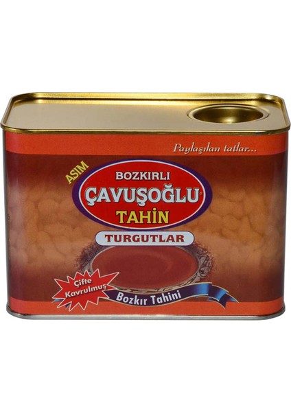 Çavuşoğlu Odun Ateşinde Kepekli Tahin Teneke 820 gr