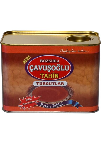 Çavuşoğlu Odun Ateşinde Kepekli Tahin Teneke 820 gr