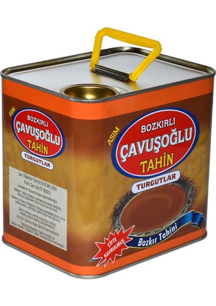 Çavuşoğlu Odun Ateşinde Kepekli Tahin Teneke 1750g