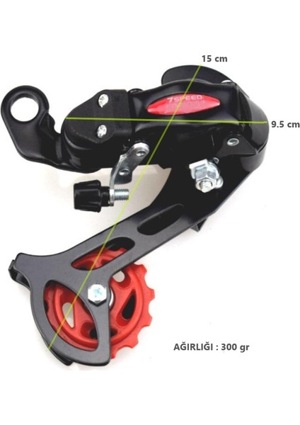 Bisiklet Arka Hg-40 Vites Attırıcı Siyah Kulaksız modelleri
