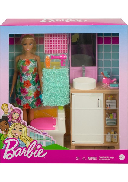 Oda Oyun Seti Renkli Banyo Aksesuarları ile 3 Yaş ve Üzeri Kız Çocuklar İçin Eğlenceli Hediye