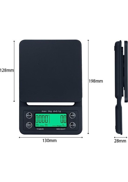 Barista Drip Filter Coffee Plus Set (Dripper+Coffee Server+Timer Scale)