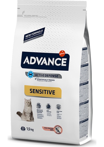 Somon Balıklı Yetişkin Kuru Kedi Maması 1,5 kg