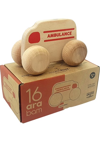 Ahşap Oyuncak Araba Kamyon Otobüs Itfaiye Ambulans fiyatları