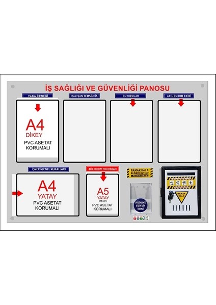 D-22 İş Sağlığı Ve Güvenliği Panosu