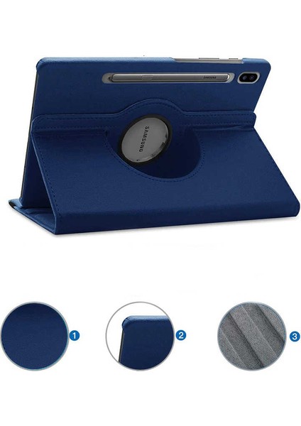 Apple iPad Pro 10.5'' (7.nesil) Kılıf Dönebilen Standlı Kapaklı Kılıf Lacivert fırsatları