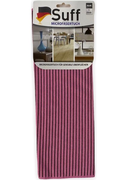 Leylak Mikrofiber Temizlik Bezi 40 x 40 cm Pembe