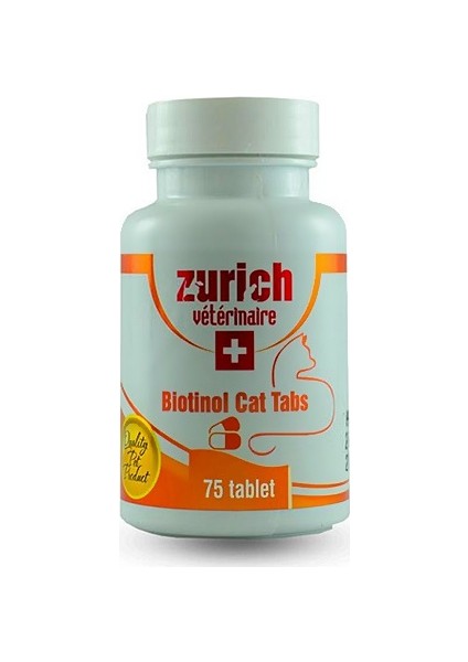 Kediler Için Biotin Tüy Döküm Önleyici Tablet 75 Adet
