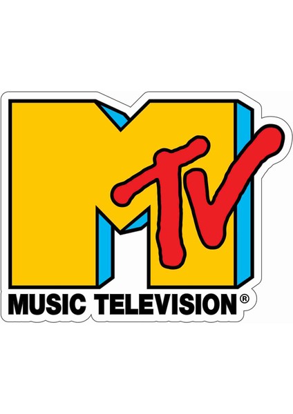 Mtv Logo Sticker - 10106