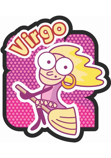 Virgo Başak Burç Zodiac Sticker - 30006