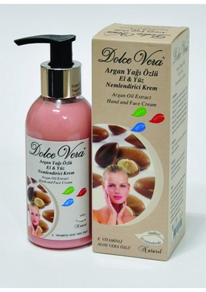 Argan Yağı Özlü El ve Yüz Nemlendirici Krem 150 ml