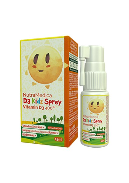 D3 Kidz Sprey Vit D3 400IU 15 ml