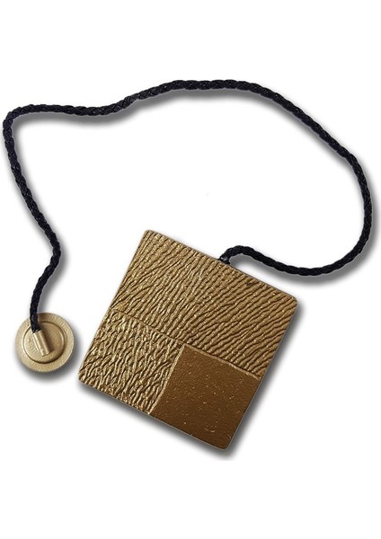 Gold Metal Kare Mıknatıslı Perde Tutucu Magnet 6X48CM