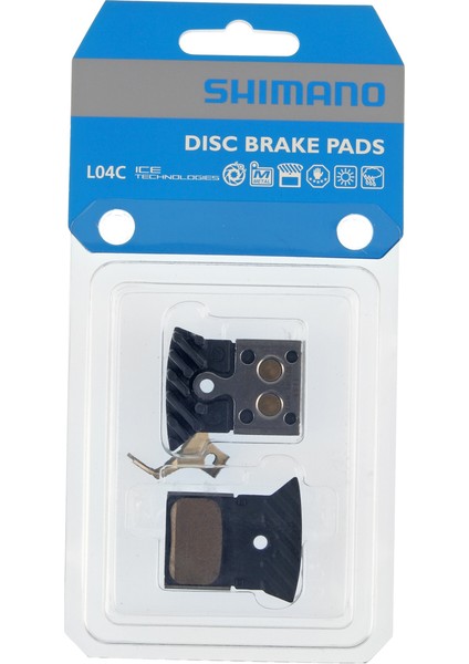 Disk Fren Balatası ( Papuç ) Metal L04C W/fin Spring W/split Pin