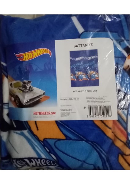 Hot Wheels Hot Wheels Lisanslı Tek Kişilk Battaniye 150X200CM