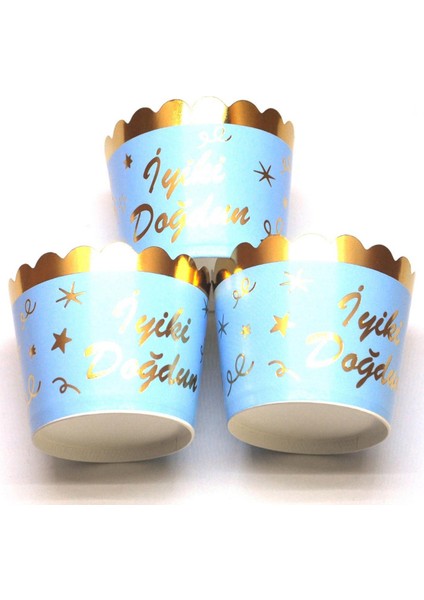 Cupcake Kabı (12 Adet) MAVI 17208