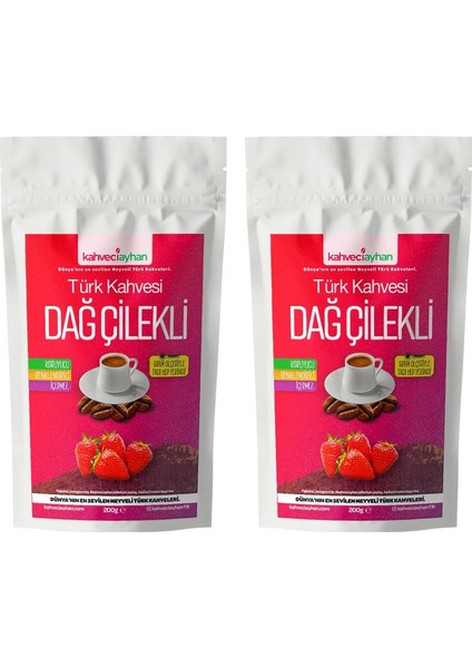 Dağ Çilekli Türk Kahvesi 2 x 200 gr