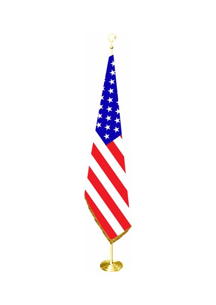 Amerika Makam Bayrağı, Amerika Ofis Bayrağı Sarı Direkli