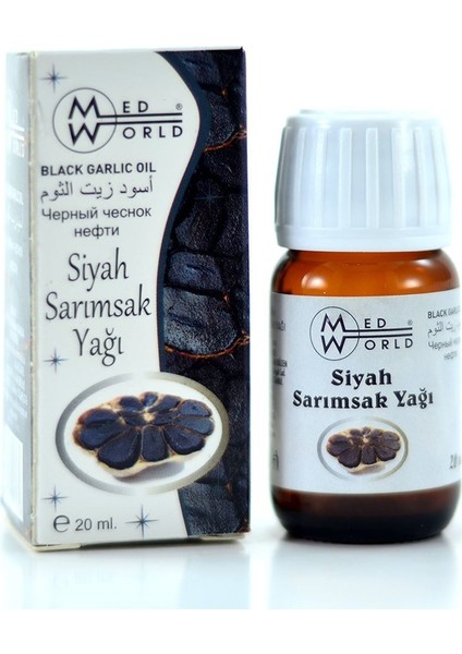 Med World Siyah Sarımsak Yağı 20 ml