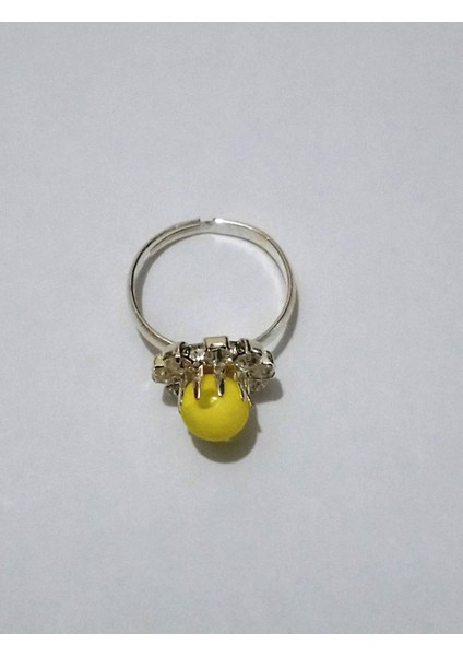 Metal Çocuk Yüzük Sarı