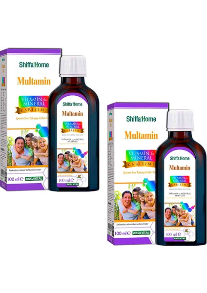 Multamin Vitamin & Mineral Karışımı x 2 Adet
