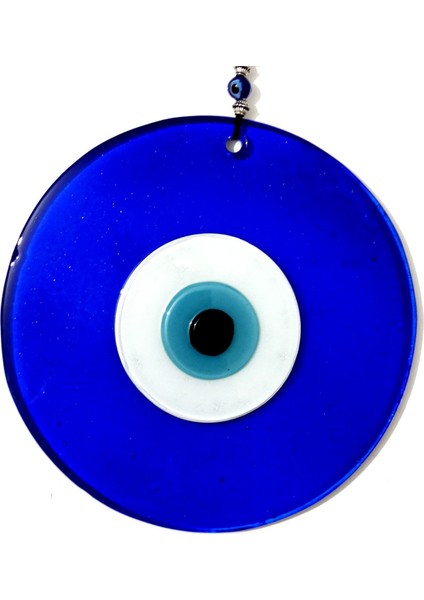 Mavi Renk 16 x 16 Santimetre El Yapımı Nazar Boncuğu Duvar Süsü fiyatları