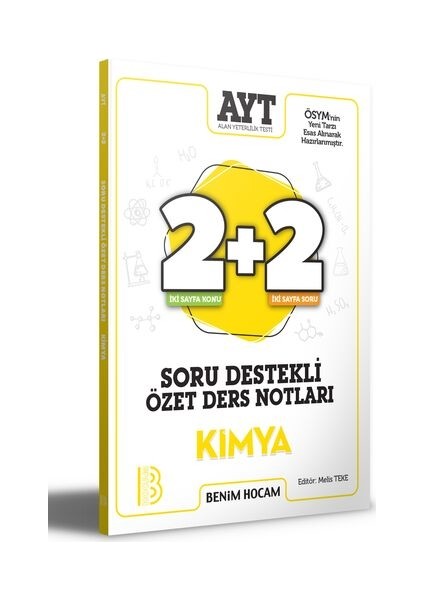 2021 AYT Kimya 2 + 2 Soru Destekli Özet Ders Notları