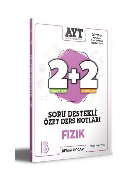 AYT Fizik 2 + 2 Soru Destekli Özet Ders Notları - Melis Teke