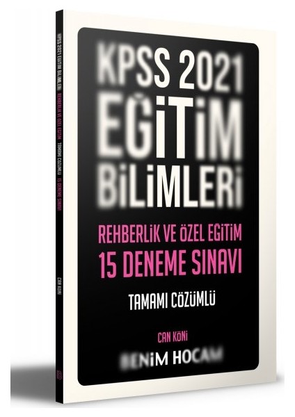 2021 Eğitim Bilimleri Rehberlik ve Özel Eğitim Tamamı Çözümlü 15 Deneme