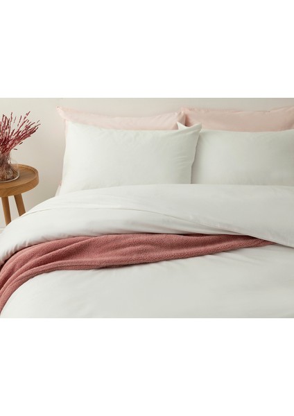 Pure Pamuk Çift Kişilik Nevresim Takımı 200 x 220 cm Krem modelleri