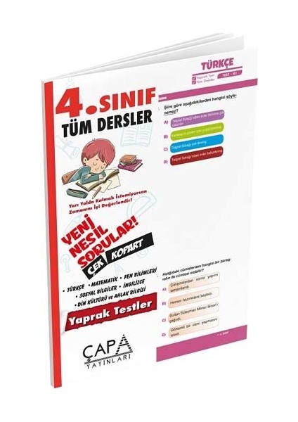 Çap Yayınları Tüm Dersler Yaprak Test Çap Yayınları 4. Sınıf