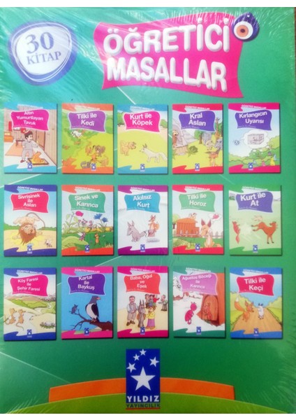 1. ve 2. Sınıf Eğitici - Öğretici Masallar Hikaye Setim 30 Kitap indirimleri
