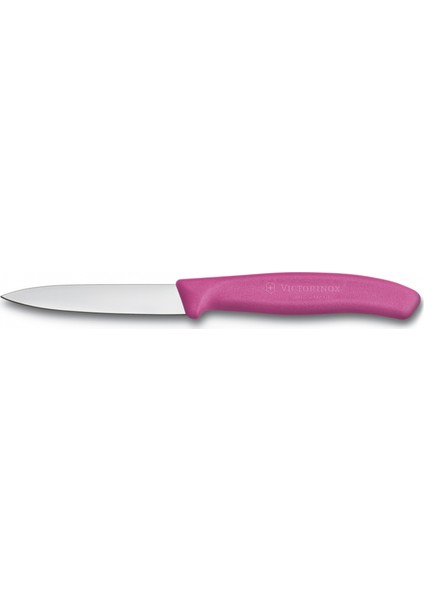 10Cm Soyma Bıçağı (Düz Ağızlı) - Pembe