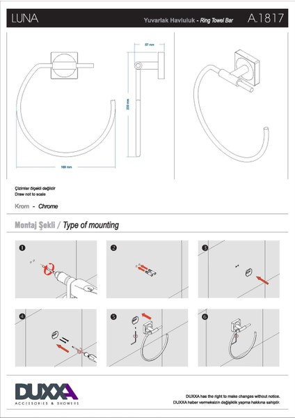 Luna Yuvarlak Havluluk fiyatları