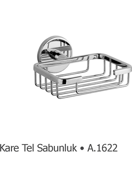 Proje Rozetli Kare Tel Sabunluk