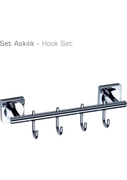 Luna Dörtlü Set Askılık