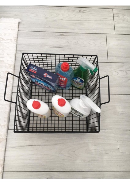 Çok Amaçlı Metal Kare Organizer Tel Sepet modelleri