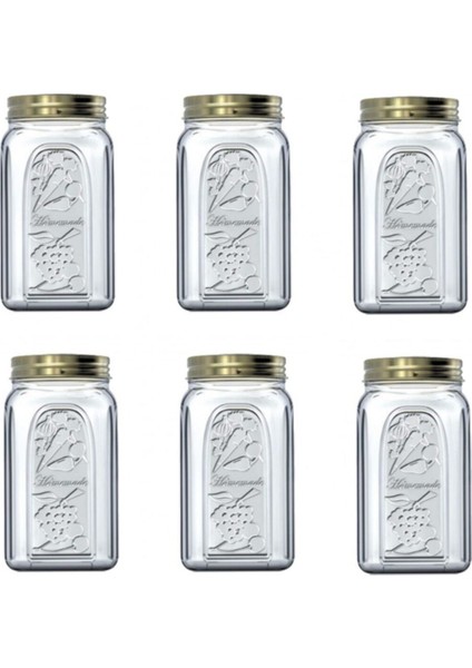 80398 Homemade Kavanoz 3 Litre - 6 Adet