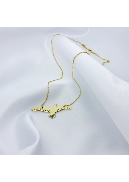 Martı Model Gümüş Kolye