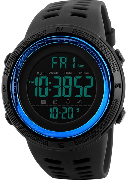 Erkek Spor Saat Geri Sayım Çift Zamanlı fırsatları