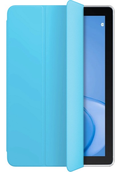 Huawei Matepad T10 Kılıf Slim Translucent Back Smart Cover Mavi fiyatları