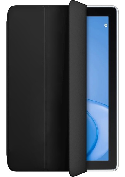 Huawei Matepad T10 Kılıf Slim Translucent Back Smart Cover Siyah fiyatları