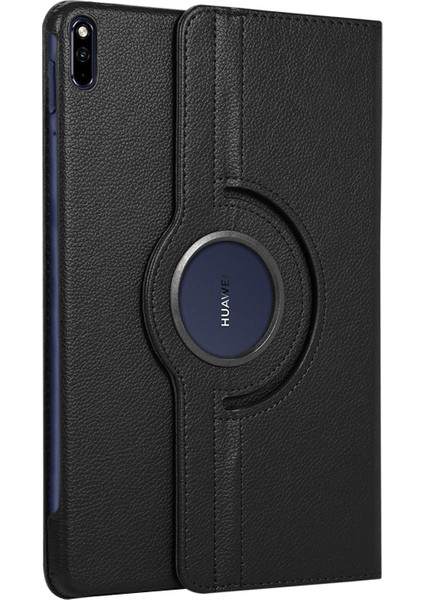 Huawei Matepad 10.4'' Kılıf 360 Rotating Stand Deri Siyah fiyatları