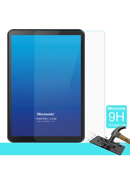 Universal 10 Inç Tablet Tempered Glass Cam Ekran Koruyucu