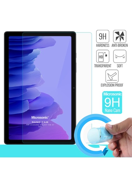 Samsung Galaxy Tab A7 T500 Nano Glass Cam Ekran Koruyucu