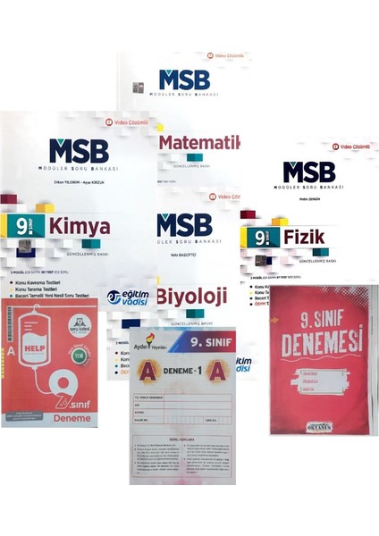9.Sınıf MSB 4'lü Set + Deneme