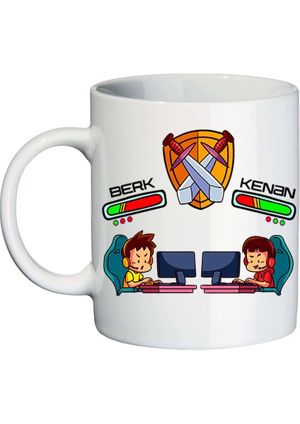 Oyuncu Arkadaşa Isimli Gamer Kupa Bardak